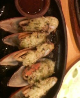 ムール貝ガーリック焼き