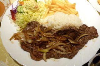 ビーフステーキランチ