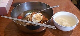 冷麺＋たまごスープ