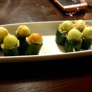 ２色のおつまみきゅうり