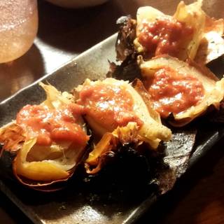 大玉ねぎの丸焼き