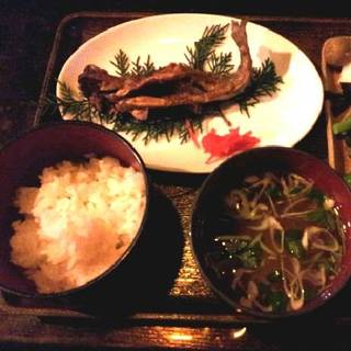 岩魚味噌焼き定食