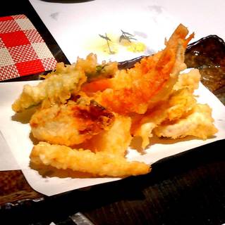 天ぷらの盛り合わせ