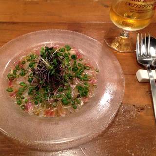 季節のお魚のカルパッチョ
