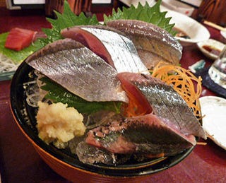 秋刀魚の刺身
