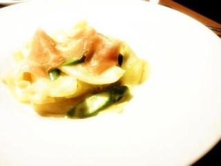 旬野菜とプロシュート