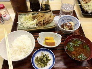 豚しょうが焼き定食