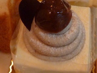 栗のショートケーキ
