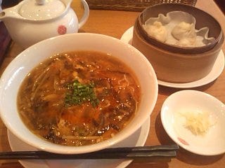 黒酸辣湯麺セット
