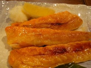 鮭ハラスの塩焼き