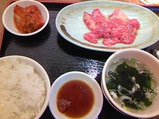 ランチカルビ定食