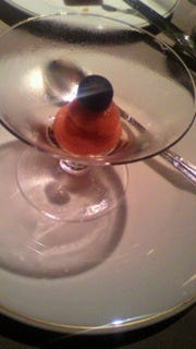 ブラッドオレンジのシャーベット