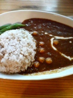ひよこ豆のスパイシーカレー
