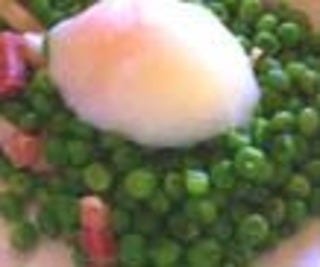 柔らか青豆の温サラダ