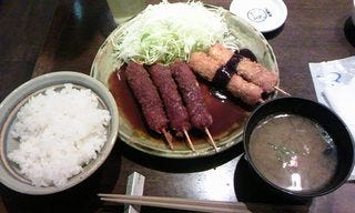 串カツ定食