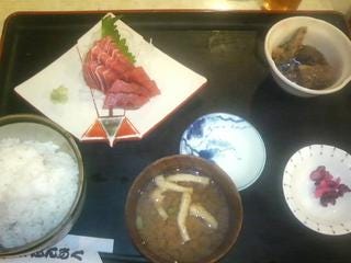 天然本マグロ刺定食