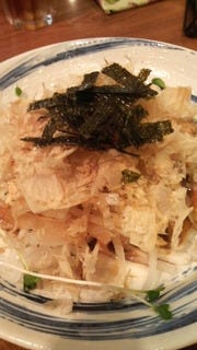 ジャコと山芋の大根サラダ