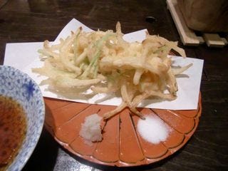 タマネギと海老の掻き揚げ