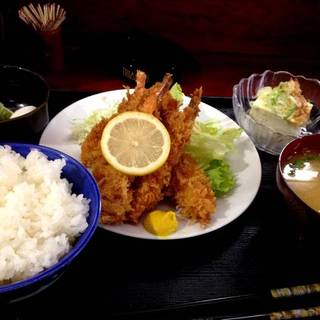 エビフライ定食