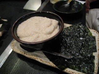 山芋の磯辺巻き