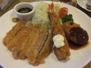 ミックスフライランチ