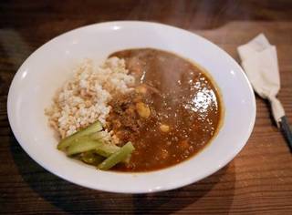 玄米とひよこ豆のカレー