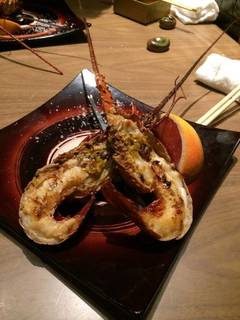 伊勢海老の鉄板焼き