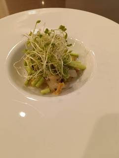 いかとせりのサラダ仕立て