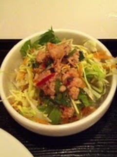 ランチのサラダ