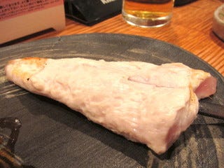 軍鶏ささみのレア焼