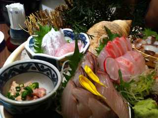 お造り五点盛り合わせ