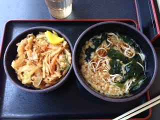 ミニ掻き揚げ丼セット