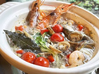 １１月～３月冬季限定スペシャル漢方鍋セット　漁師風やさしいアクアパッツァ鍋セット