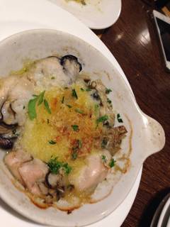 牡蠣とキノコのオーブン焼き