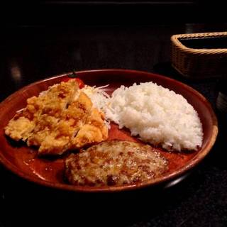 ハンバーグ＆若鶏のしょうゆ香り揚げ