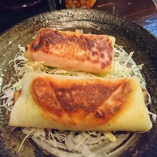 ハムとチーズの春巻き