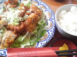 チキン竜田揚げ定食