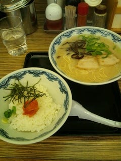 博多らーめんと特製明太ごはん