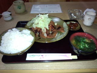 チキンかつ定食