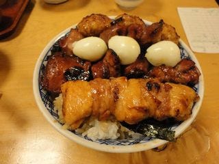 ランチ　焼き鳥丼