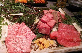 店長おすすめ和牛の盛合わせ