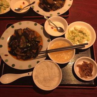 麻婆茄子定食