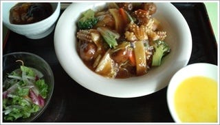 海鮮焼きそばランチ