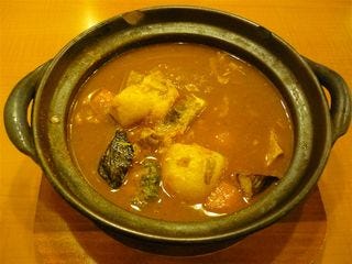 豚の角煮温野菜のスープカレー（ポークスープ）