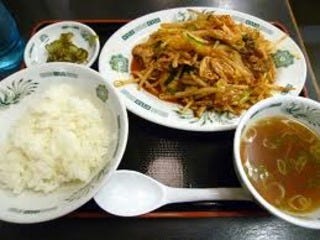 バクダン炒め定食