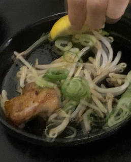 とりもも鉄板焼