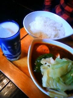 ハンバーグのカレー（黒）