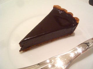 チョコレートのタルト