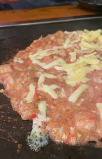 明太もちチーズもんじゃ