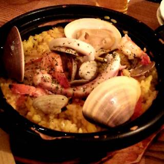 シーフードパエリア